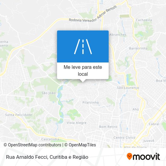 Rua Arnaldo Fecci mapa