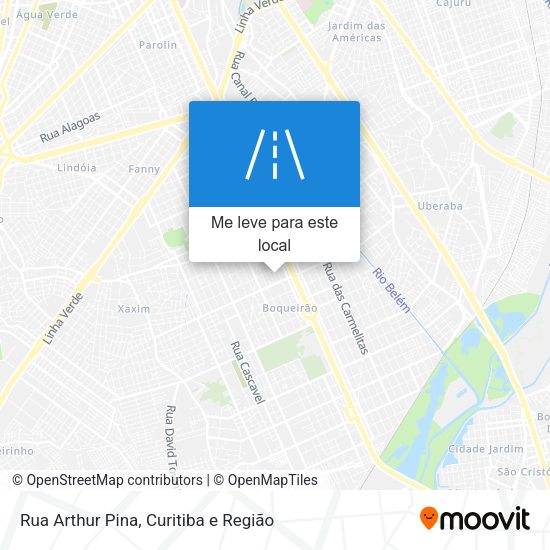 Rua Arthur Pina mapa