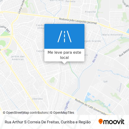 Rua Arthur S Correia De Freitas mapa