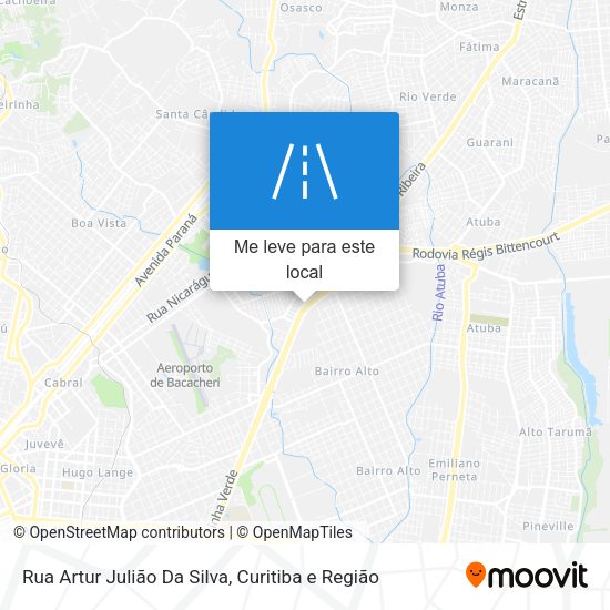 Rua Artur Julião Da Silva mapa