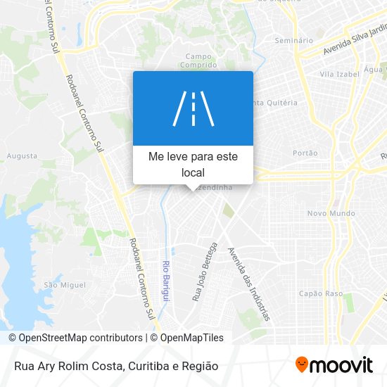 Rua Ary Rolim Costa mapa