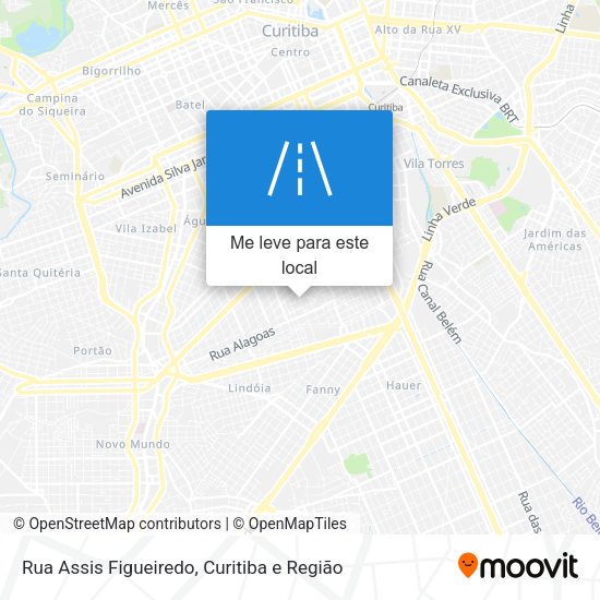 Rua Assis Figueiredo mapa