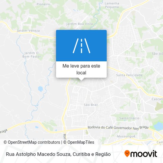 Rua Astolpho Macedo Souza mapa