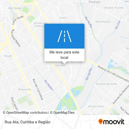 Rua Ata mapa