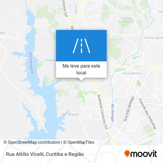 Rua Attilio Vicelli mapa