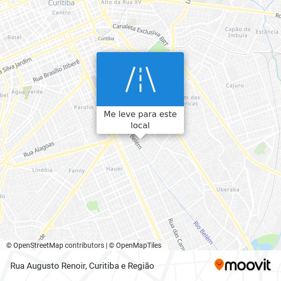 Rua Augusto Renoir mapa