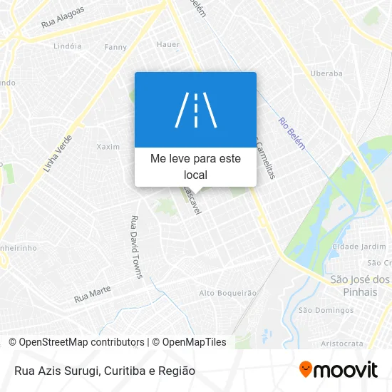 Rua Azis Surugi mapa