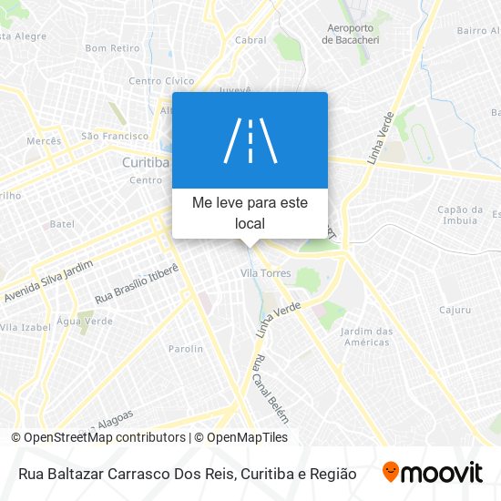 Rua Baltazar Carrasco Dos Reis mapa