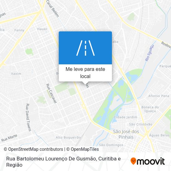 Rua Bartolomeu Lourenço De Gusmão mapa