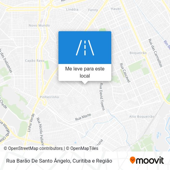 Rua Barão De Santo Ângelo mapa