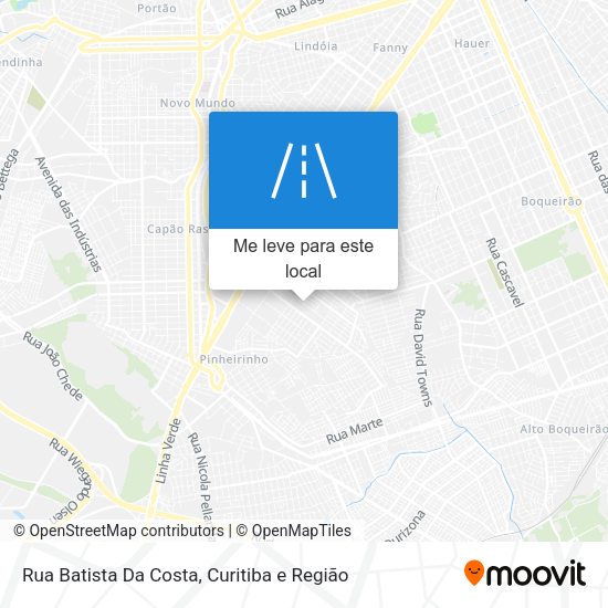 Rua Batista Da Costa mapa