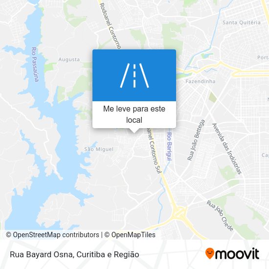 Rua Bayard Osna mapa