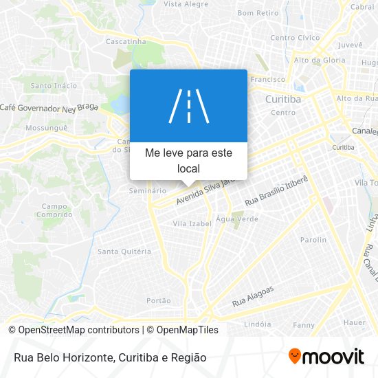 Rua Belo Horizonte mapa