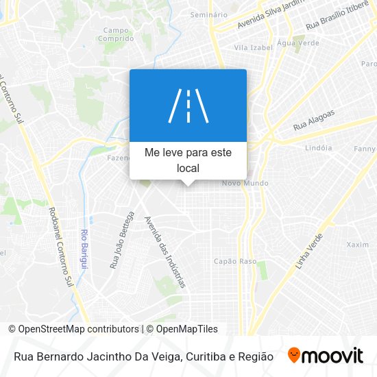 Rua Bernardo Jacintho Da Veiga mapa