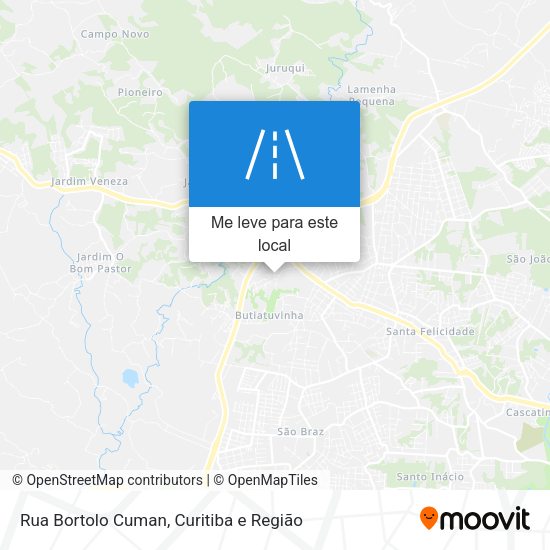 Rua Bortolo Cuman mapa