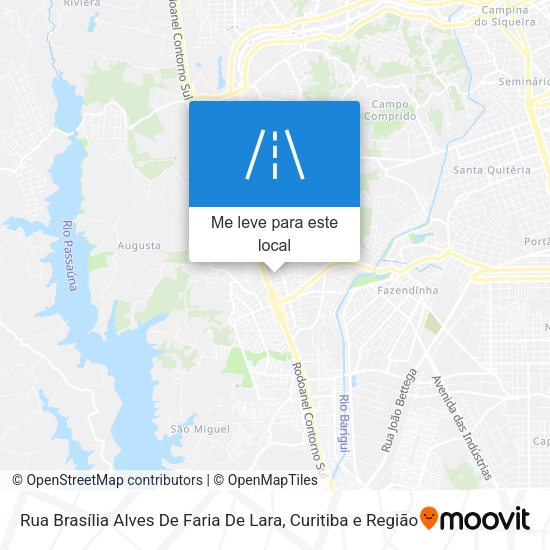Rua Brasília Alves De Faria De Lara mapa