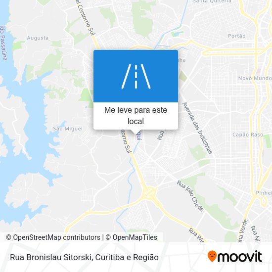 Rua Bronislau Sitorski mapa
