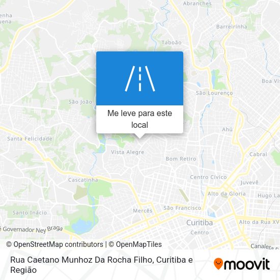 Rua Caetano Munhoz Da Rocha Filho mapa