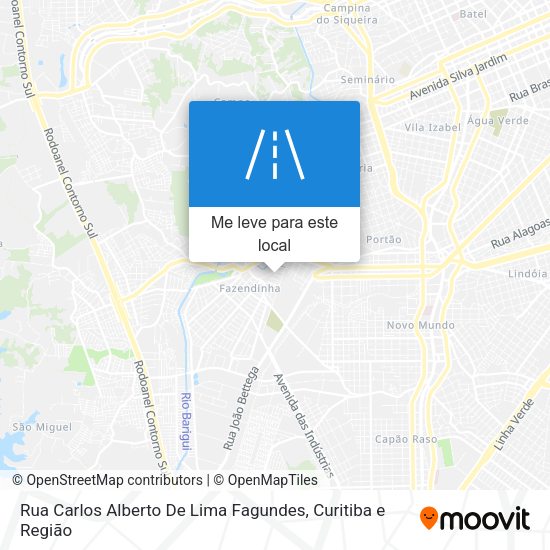 Rua Carlos Alberto De Lima Fagundes mapa