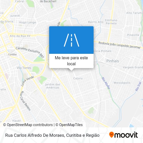 Rua Carlos Alfredo De Moraes mapa