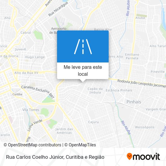 Rua Carlos Coelho Júnior mapa