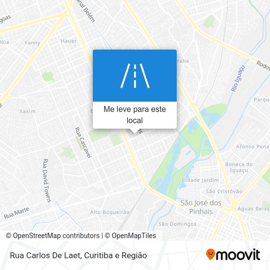 Rua Carlos De Laet mapa