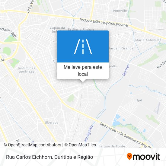 Rua Carlos Eichhorn mapa