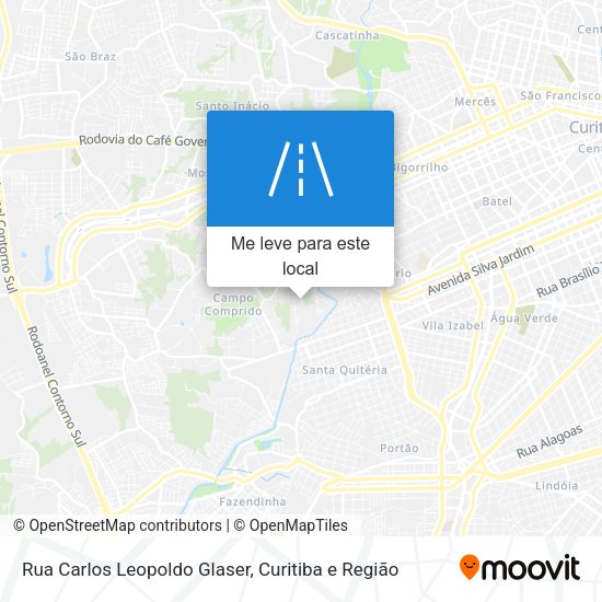 Rua Carlos Leopoldo Glaser mapa