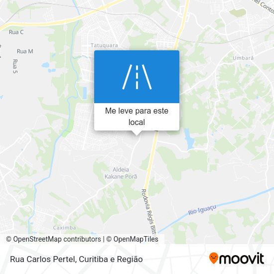 Rua Carlos Pertel mapa
