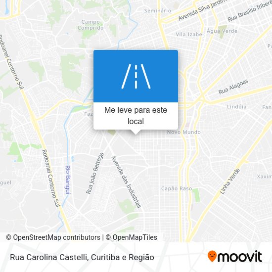 Rua Carolina Castelli mapa