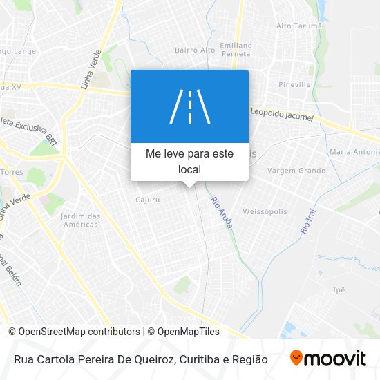 Rua Cartola Pereira De Queiroz mapa