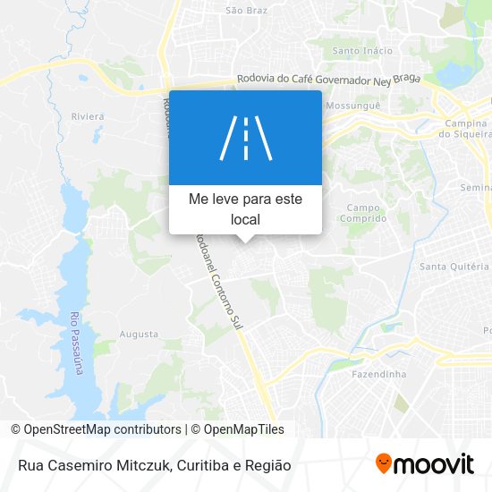 Rua Casemiro Mitczuk mapa