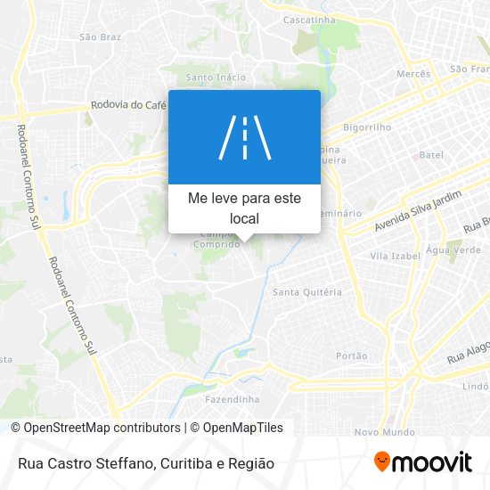 Rua Castro Steffano mapa