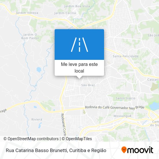 Rua Catarina Basso Brunetti mapa