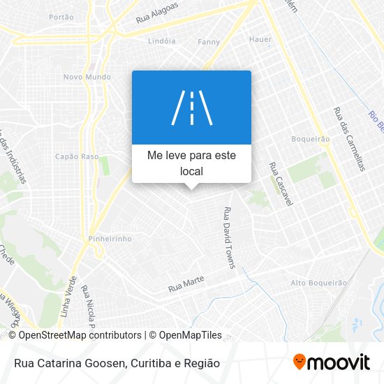 Rua Catarina Goosen mapa