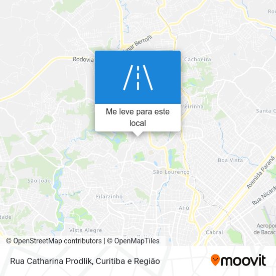 Rua Catharina Prodlik mapa