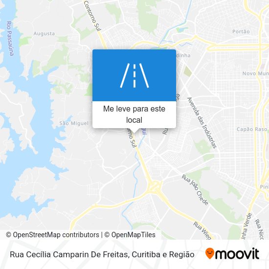 Rua Cecília Camparin De Freitas mapa