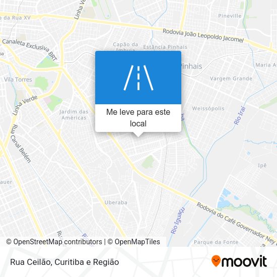 Rua Ceilão mapa