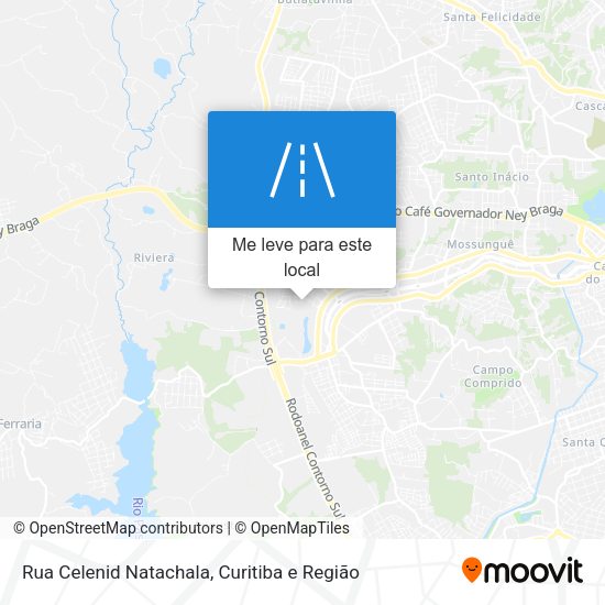 Rua Celenid Natachala mapa