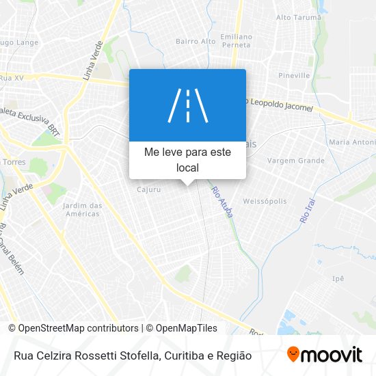 Rua Celzira Rossetti Stofella mapa