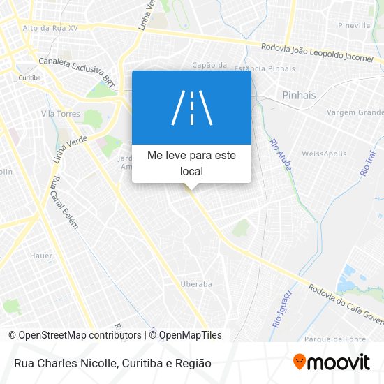 Rua Charles Nicolle mapa