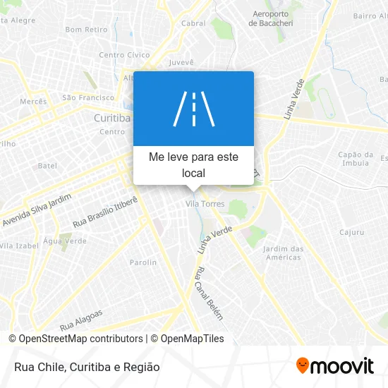 Rua Chile mapa