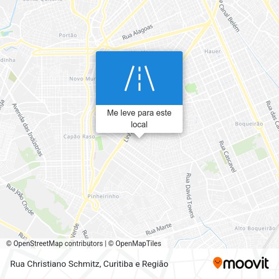 Rua Christiano Schmitz mapa