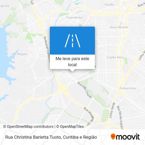Rua Christina Barletta Tuoto mapa