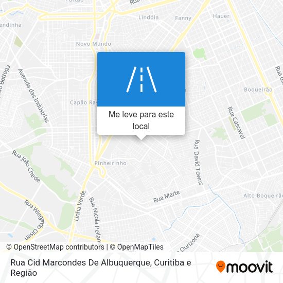 Rua Cid Marcondes De Albuquerque mapa