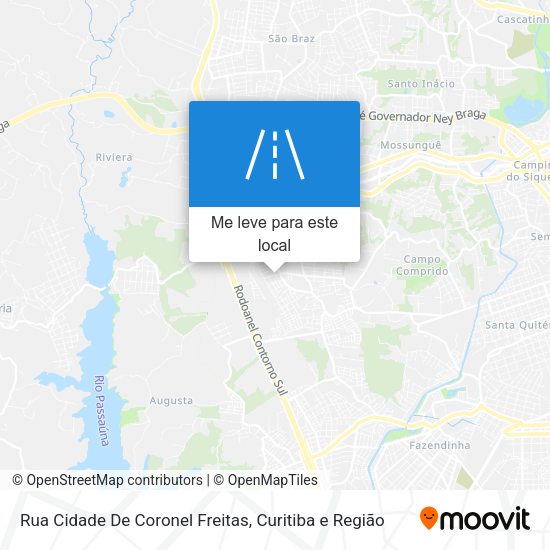 Rua Cidade De Coronel Freitas mapa
