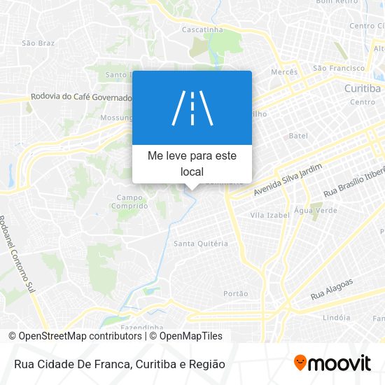Rua Cidade De Franca mapa
