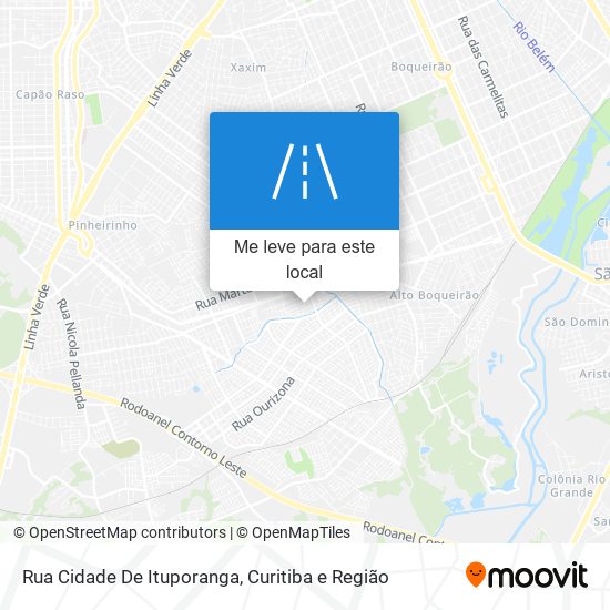 Rua Cidade De Ituporanga mapa