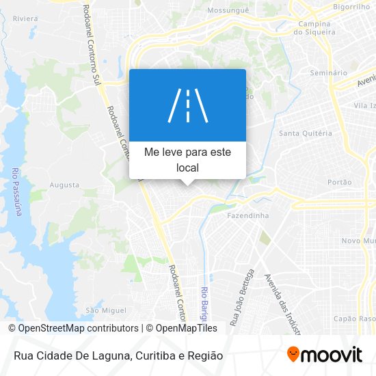 Rua Cidade De Laguna mapa