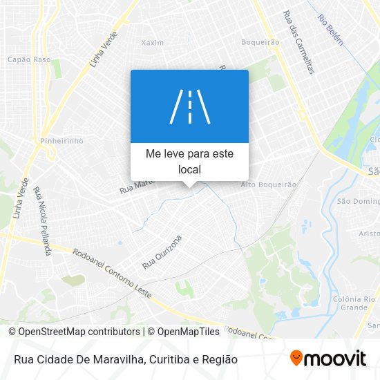 Rua Cidade De Maravilha mapa